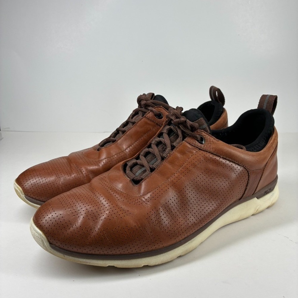 Johnston & Murphy XC4 Prentiss U-Throat Men's US 11.5 Brown Waterproof Sneakers